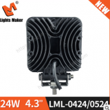LED工作燈 工程機(jī)械燈 貨車大燈 汽車越野射燈LML-0424 0524 24W