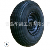 13x4.00-6充氣輪 13寸4.00-6工具車手推車貨倉(cāng)車橡膠充氣輪子輪胎