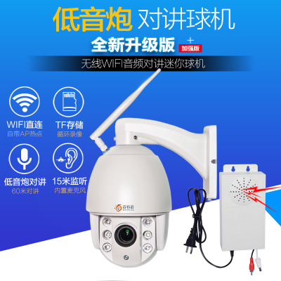130萬無線WIFI高清迷你球機(jī) 960P球形攝像機(jī)夜視60米 音頻對講