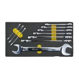 STANLEY/史丹利EVA工具托組套-10件雙開口扳手90-034-23