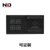 酒店弱電485智能觸摸開關(guān)定做 金屬拉絲面板按鍵背光強(qiáng)電輕觸開關(guān)