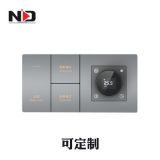 酒店定做強電485輕觸開關(guān) 弱電干接點大板開關(guān) 三合一溫控旋鈕