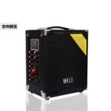 得力聲音響K602U段浪麒音響移動(dòng)拉桿音箱戶外帶無線話筒K歌便攜式