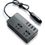150W12V轉(zhuǎn)220V車載逆變器 多功能汽車電源轉(zhuǎn)換器插座USBQC3.0快充