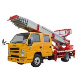 源頭廠家32米高空作業(yè)云梯車搬家上料云梯車江鈴藍(lán)牌高空搬家車