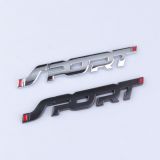 適用于福特新蒙迪歐?？怂辜文耆A改裝運(yùn)動(dòng)車(chē)標(biāo)sport尾標(biāo)SPORT車(chē)貼