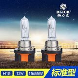 廠家直銷 12V 15/55W標(biāo)準(zhǔn)型汽車燈泡 H15汽車前大燈
