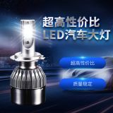 跨境直供C6汽車大燈改裝車燈汽車LED大燈前照燈質(zhì)量穩(wěn)定H1H4H7