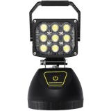 LED手提工作燈充放電紅藍(lán)警示投光燈LED泛光燈戶外探照燈應(yīng)急救援