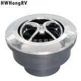 圓形萬(wàn)向電鍍空調(diào)出風(fēng)口電動(dòng)車改裝車工程車?yán)渑瘹獬鲲L(fēng)口開關(guān)