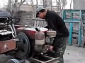斗山挖掘機 手搖起動單缸柴油機(小四輪拖拉機) (305播放)