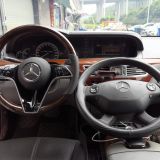 適用奔馳s級(jí)方向盤改裝 s350桃木方向盤總成W221S300S400S500s600