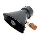 12V 100W七音警報(bào)器 汽車摩托車超響無線遙控警報(bào)喇叭 桃木