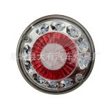 19LED圓形雙色漢堡車頂燈 LED卡車尾燈 雙色圓形尾燈 出口東南亞
