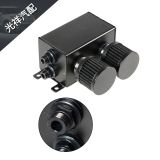 ebay跨境 AN8雙過濾器發(fā)動(dòng)機(jī)油箱 鋁材質(zhì)帶雙擋板過濾器 1.2L油壺