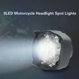 L15摩托車LED大燈電動(dòng)車外置燈9珠/18珠雙燈高亮聚光 9V-85V射燈