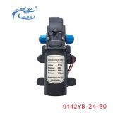0142高壓電動(dòng)洗車水泵 12V24V80W 自吸直流帶壓力開關(guān) 微型隔膜泵