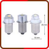 3Wled燈泡 led p13.5s E10 LED手電筒燈泡 3V/4.8V/6/7.2V/4-12V
