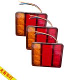 跨境后尾燈12vLED后尾燈拖車掛車工程車卡車8led后尾燈工廠供應(yīng)