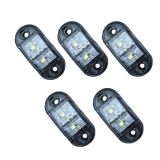 跨境電商2LED卡車邊燈10-30v寬電壓紅黃藍綠白食人魚邊燈工廠供應(yīng)