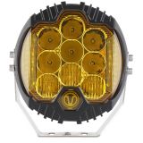 澳沃司7寸LED汽摩改裝三面發(fā)光90W白黃帶日行工作燈坦克300射燈