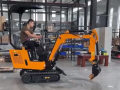 微型小勾機果園農(nóng)用挖掘機視頻，廠家試機 (323播放)